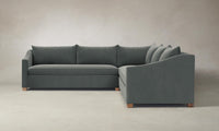 The Sullivan Sectional - Mohair Fog