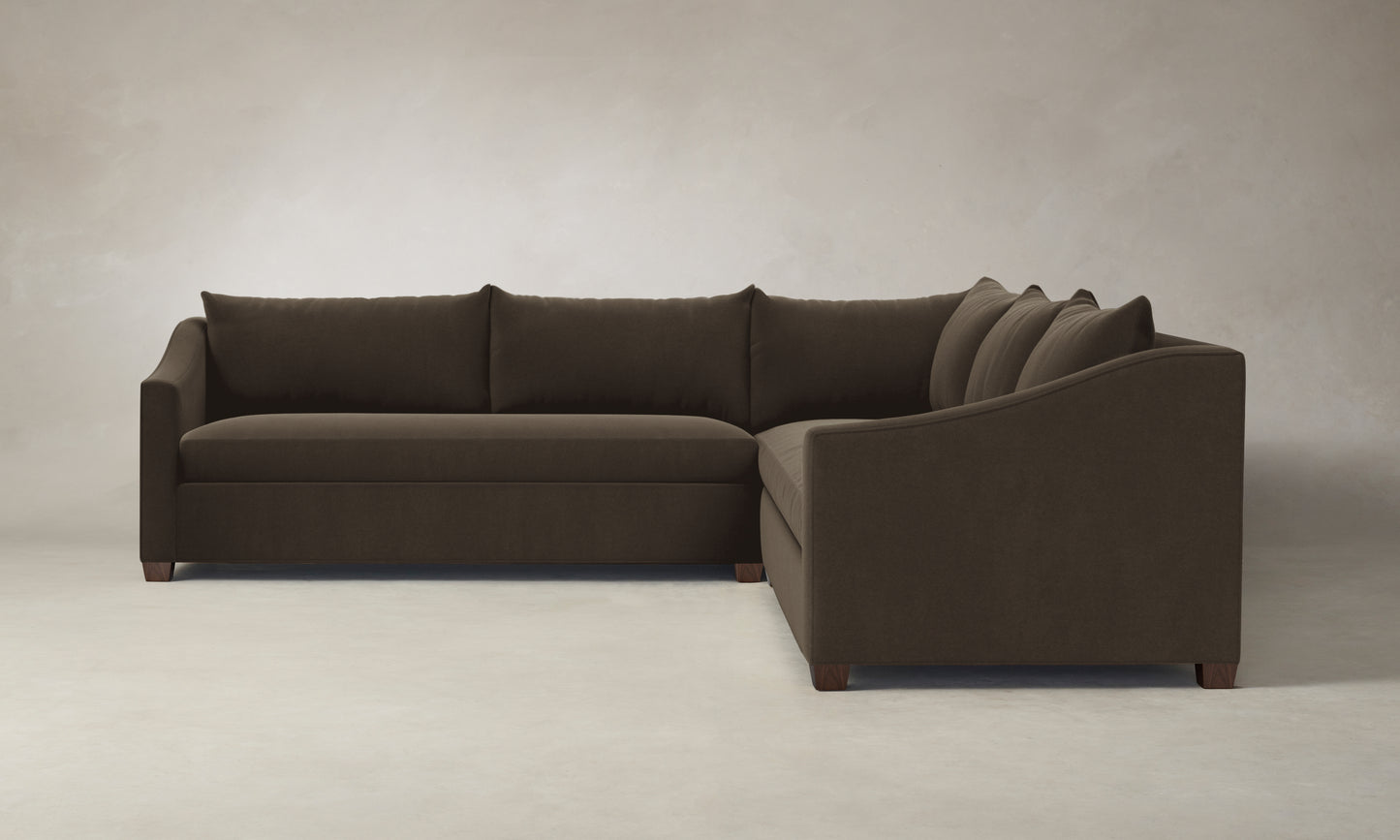 The Sullivan Sectional - Mohair Mink