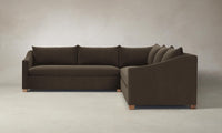 The Sullivan Sectional - Mohair Mink