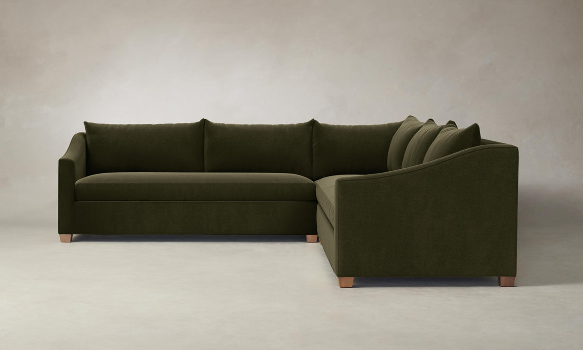 The Sullivan Sectional - Mohair Moss