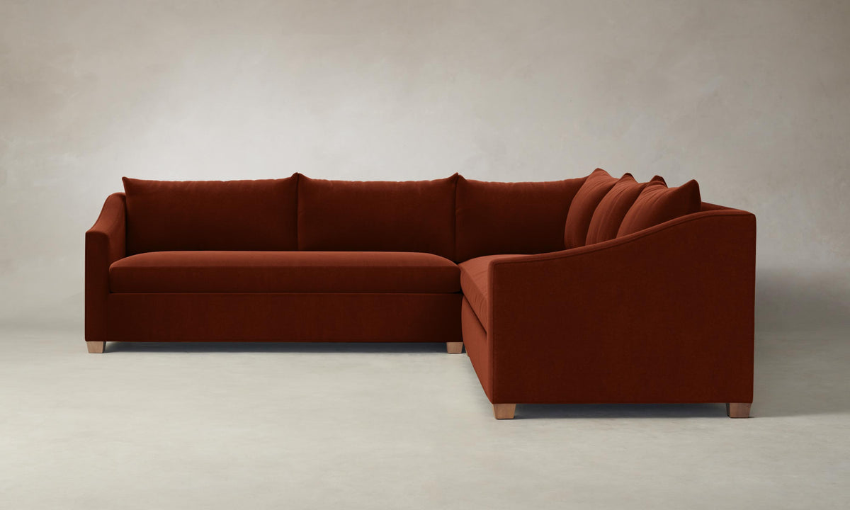 The Sullivan Sectional - Mohair Spice