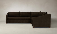 The Sullivan Sectional - Nubuck Leather Espresso