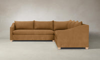 The Sullivan Sectional - Nubuck Leather Saddle