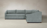 The Sullivan Sectional - Nubuck Leather Tide