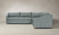 The Sullivan Sectional - Nubuck Leather Tide