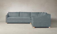 The Sullivan Sectional - Performance Mélange Weave Aegean