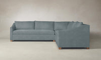 The Sullivan Sectional - Performance Mélange Weave Aegean