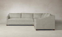 The Sullivan Sectional - Performance Mélange Weave Flint