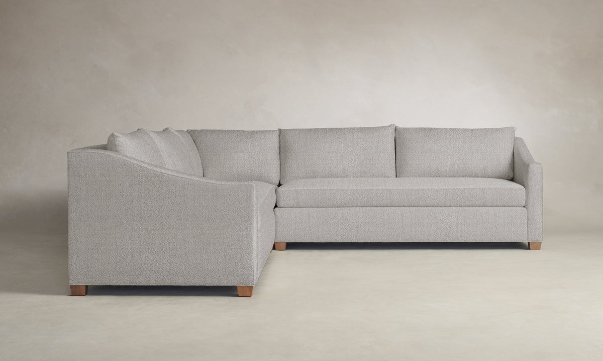 The Sullivan Sectional - Performance Textural Weave Breeze