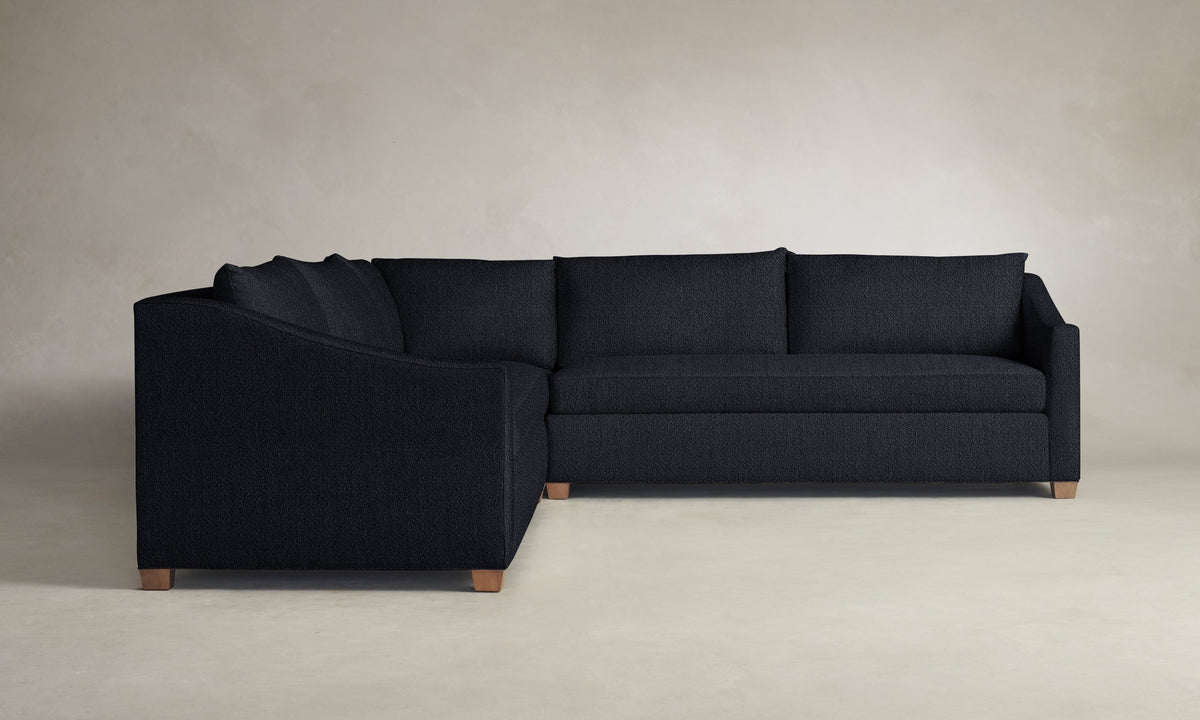 The Sullivan Sectional - Performance Textural Weave Marina