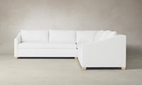 The Sullivan Sectional - Performance Linen Weave Pure White