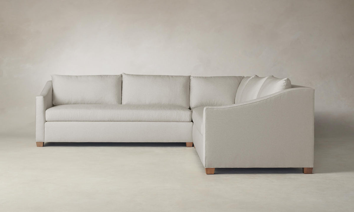 The Sullivan Sectional - Performance Linen Weave Beige