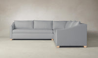 The Sullivan Sectional - Performance Linen Weave Cloud