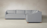 The Sullivan Sectional - Performance Linen Weave Cloud