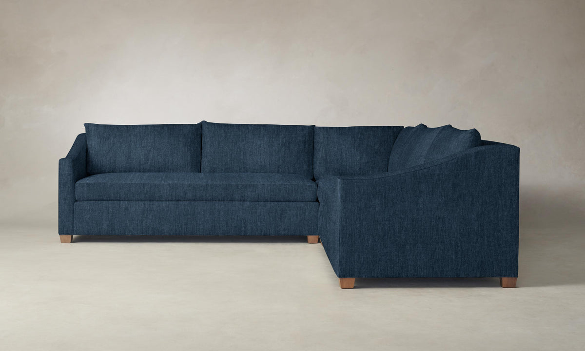 The Sullivan Sectional - Performance Tweed Denim