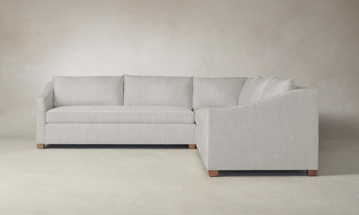 The Sullivan Sectional - Performance Tweed Salt