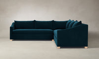 The Sullivan Sectional - Performance Velvet Lagoon