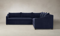 The Sullivan Sectional - Performance Velvet Midnight