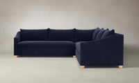 The Sullivan Sectional - Performance Velvet Midnight