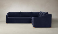 The Sullivan Sectional - Performance Velvet Midnight