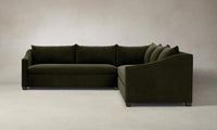 The Sullivan Sectional - Performance Velvet Olive