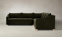 The Sullivan Sectional - Performance Velvet Olive