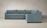 The Sullivan Sectional - Performance Velvet Sky