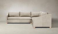 The Sullivan Sectional - Tuscan Leather Bisque