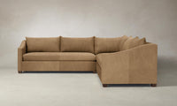 The Sullivan Sectional - Tuscan Leather Camel