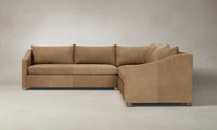 The Sullivan Sectional - Tuscan Leather Camel