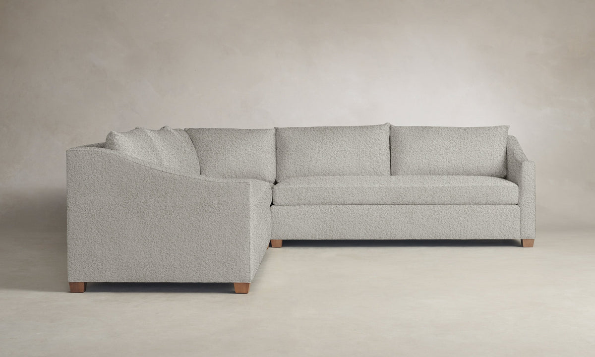 The Sullivan Sectional - Woolen Bouclé Cliff