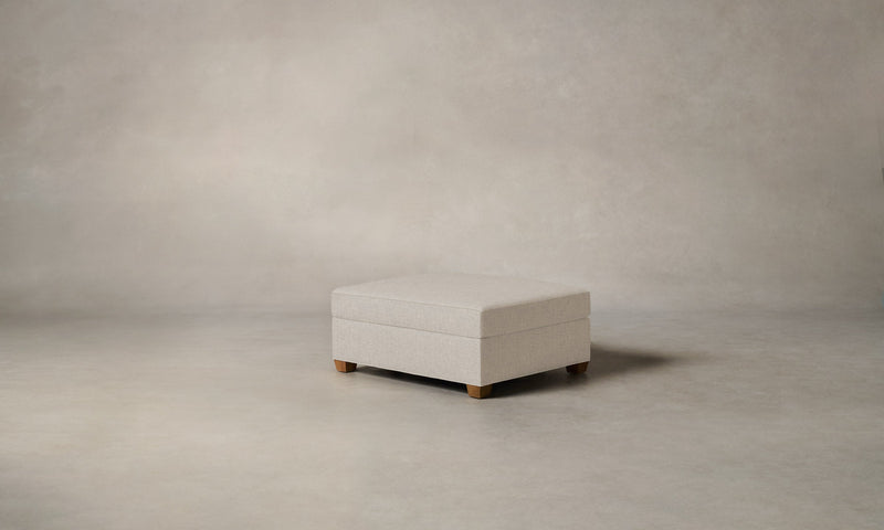 The Sullivan Ottoman - Heritage Belgian Linen Summit