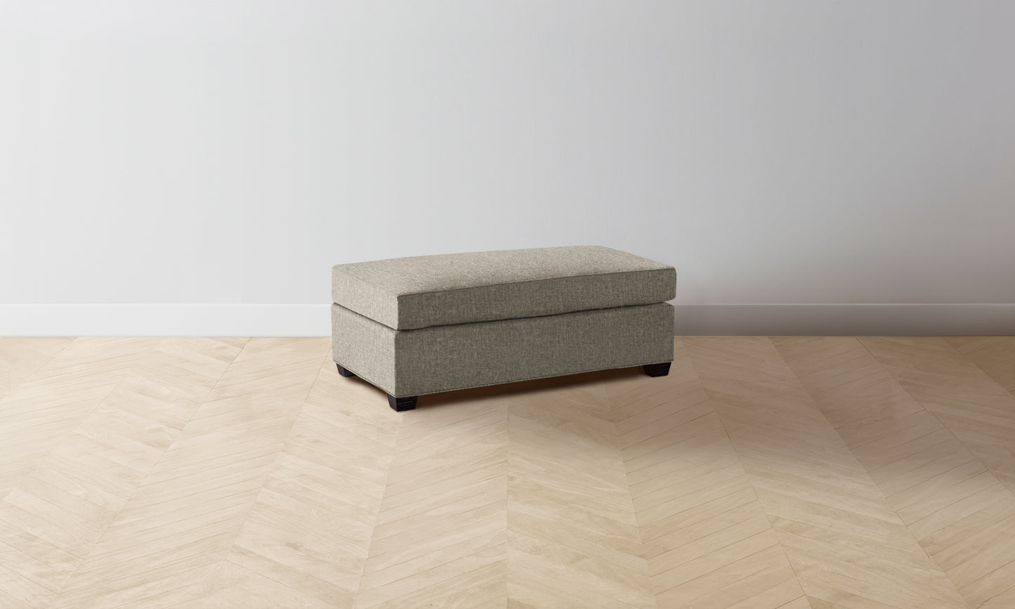 The Sullivan Ottoman - Merino Dusk