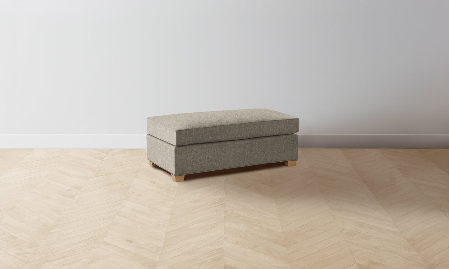 The Sullivan Ottoman - Merino Dusk