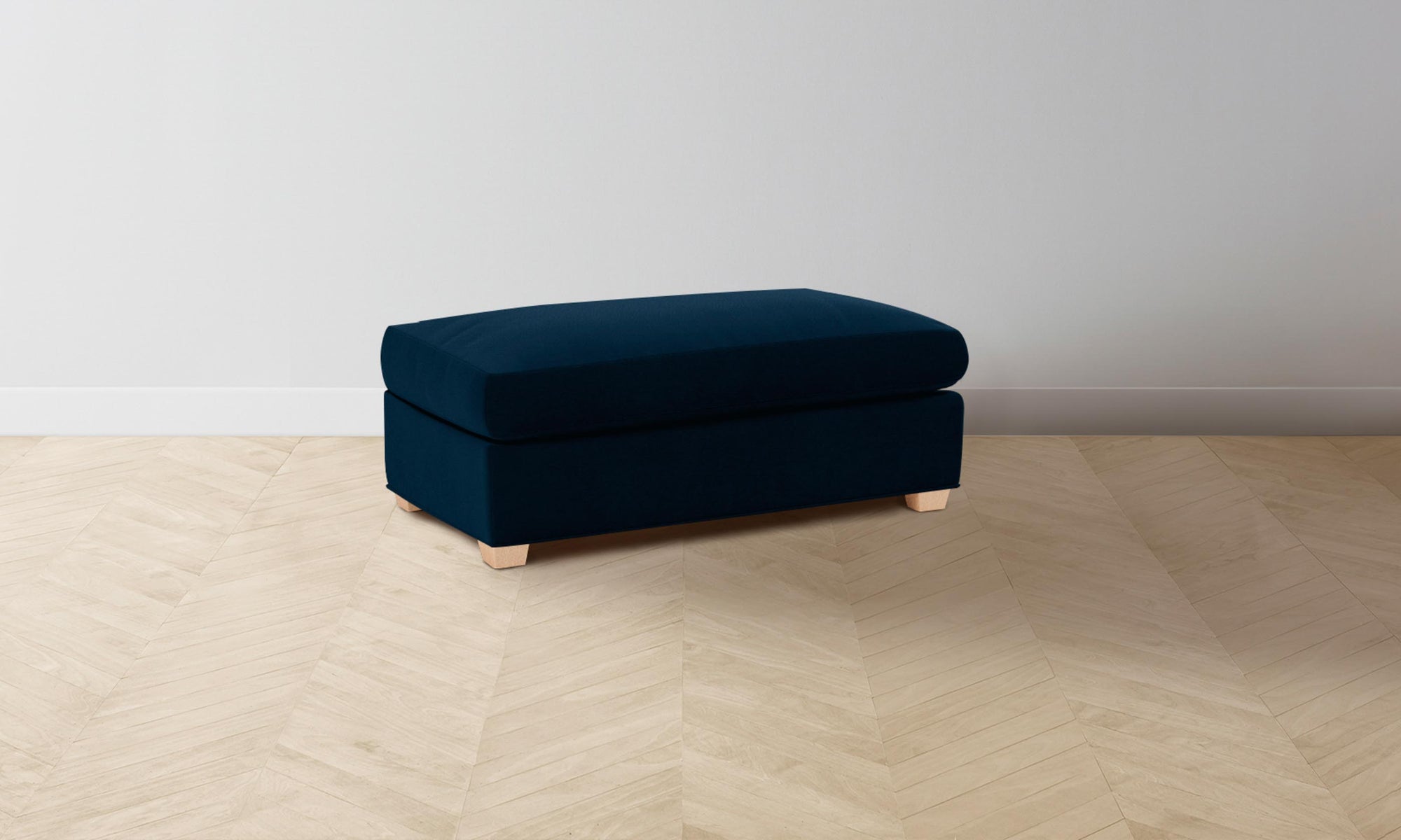 The Sullivan Ottoman - Mohair Admiral