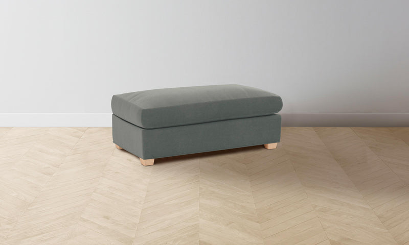 The Sullivan Ottoman - Mohair Fog