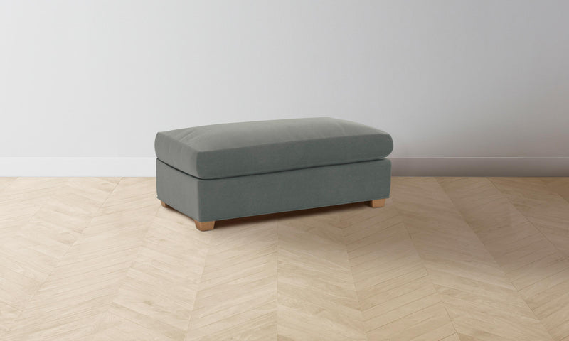 The Sullivan Ottoman - Mohair Fog