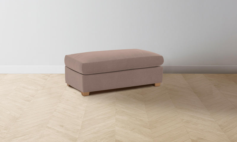 The Sullivan Ottoman - Mohair Peony