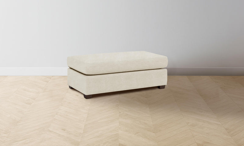 The Sullivan Ottoman - Performance Mélange Weave Shell