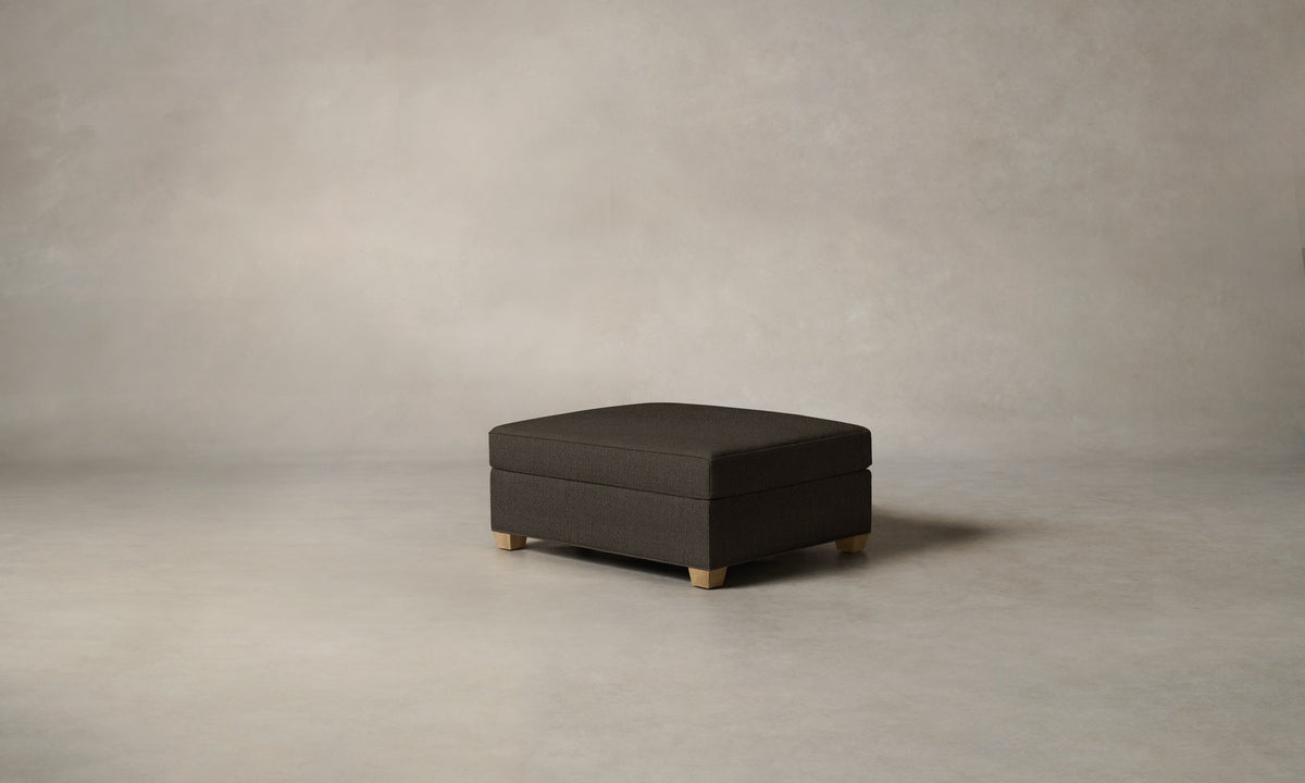 The Sullivan Ottoman - Performance Textural Weave Root