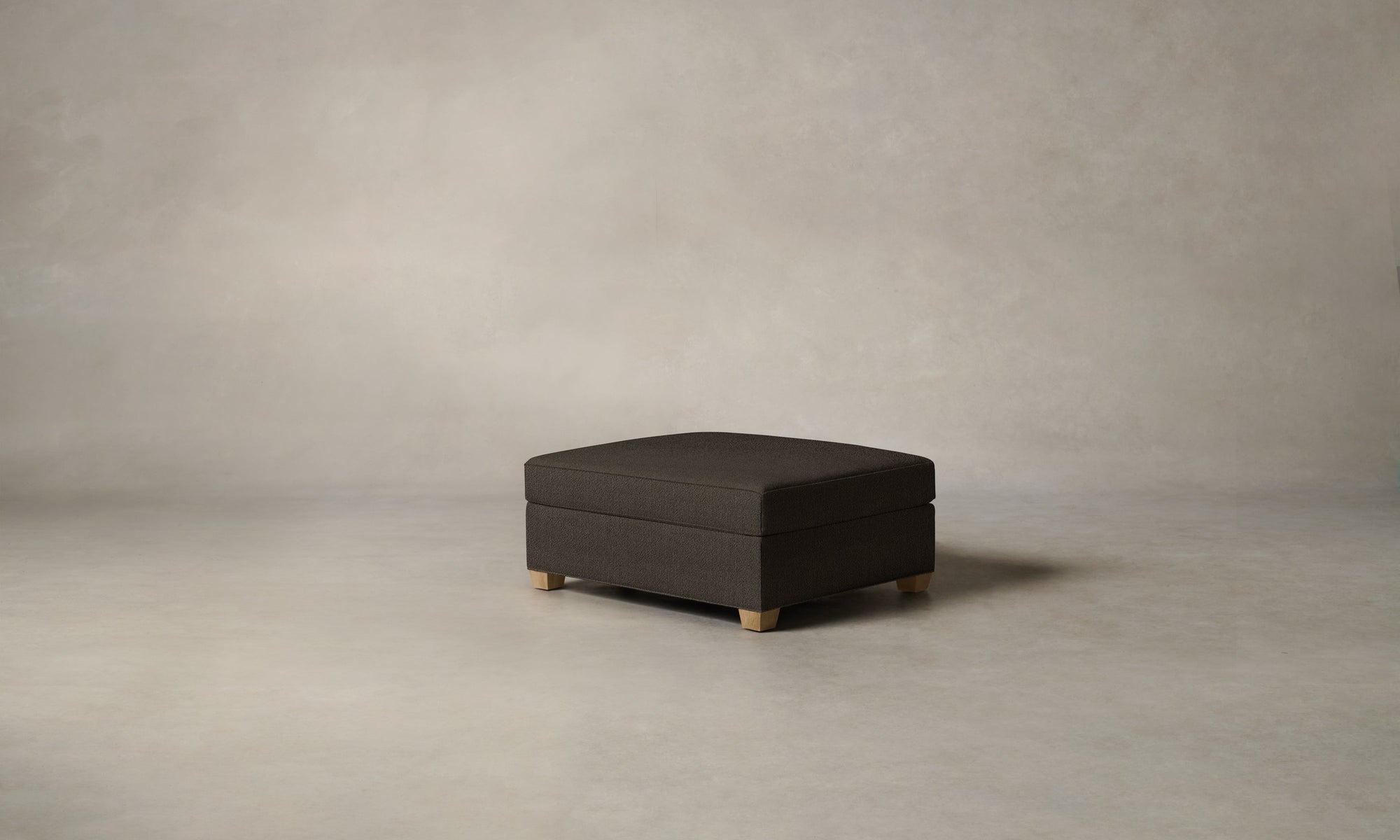 The Sullivan Ottoman - Performance Textural Weave Root