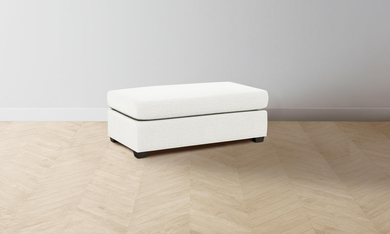 The Sullivan Ottoman - Performance Woven Chenille Lace