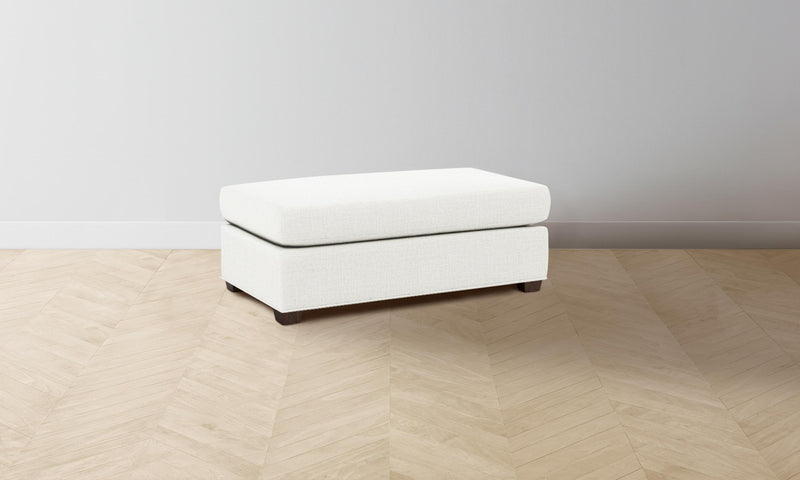 The Sullivan Ottoman - Performance Woven Chenille Lace