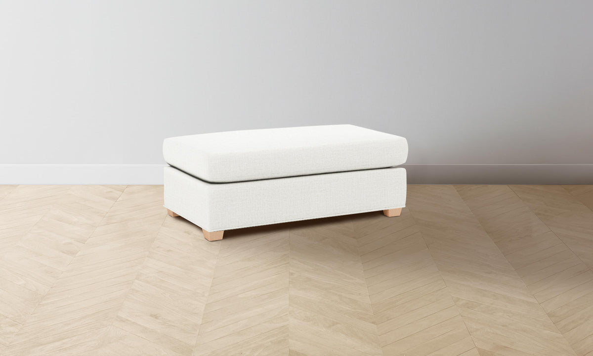 The Sullivan Ottoman - Performance Woven Chenille Lace
