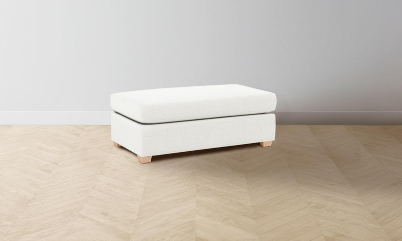 The Sullivan Ottoman - Performance Woven Chenille Lace