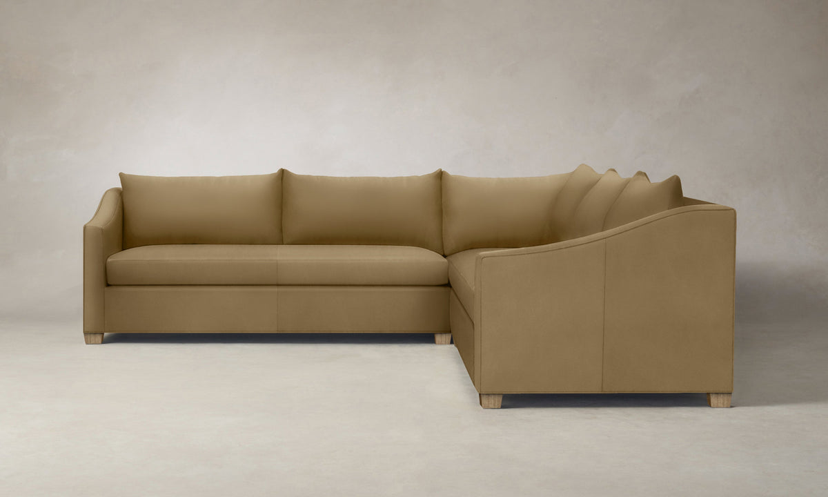 The Sullivan Sectional - Costa Leather Portobello