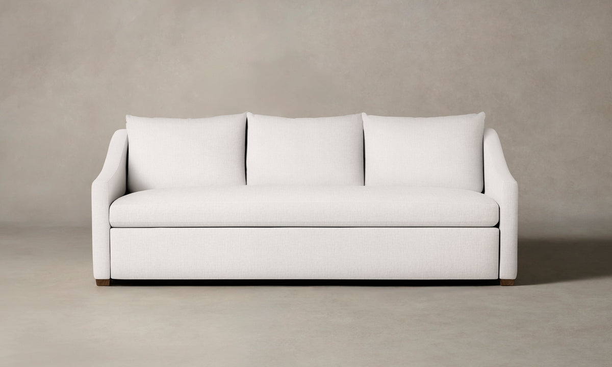 The Sullivan Sleeper Sofa - Performance Linen Weave Pure White