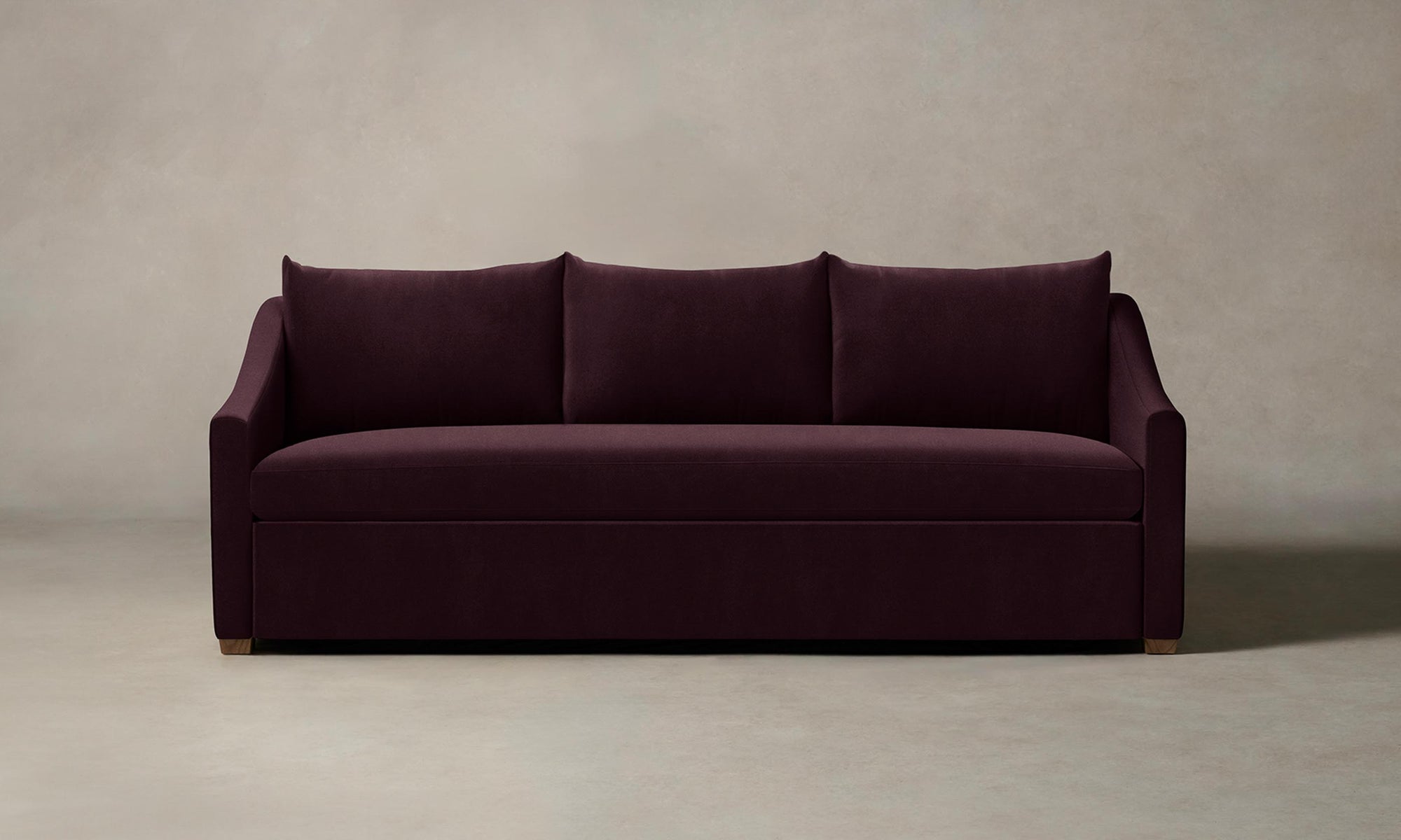 The Sullivan Sleeper Sofa - Performance Velvet Merlot