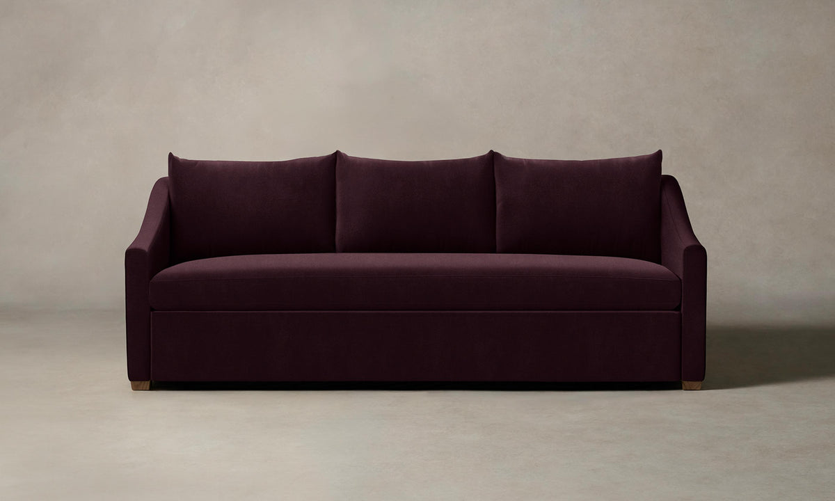 The Sullivan Sleeper Sofa - Performance Velvet Cabernet