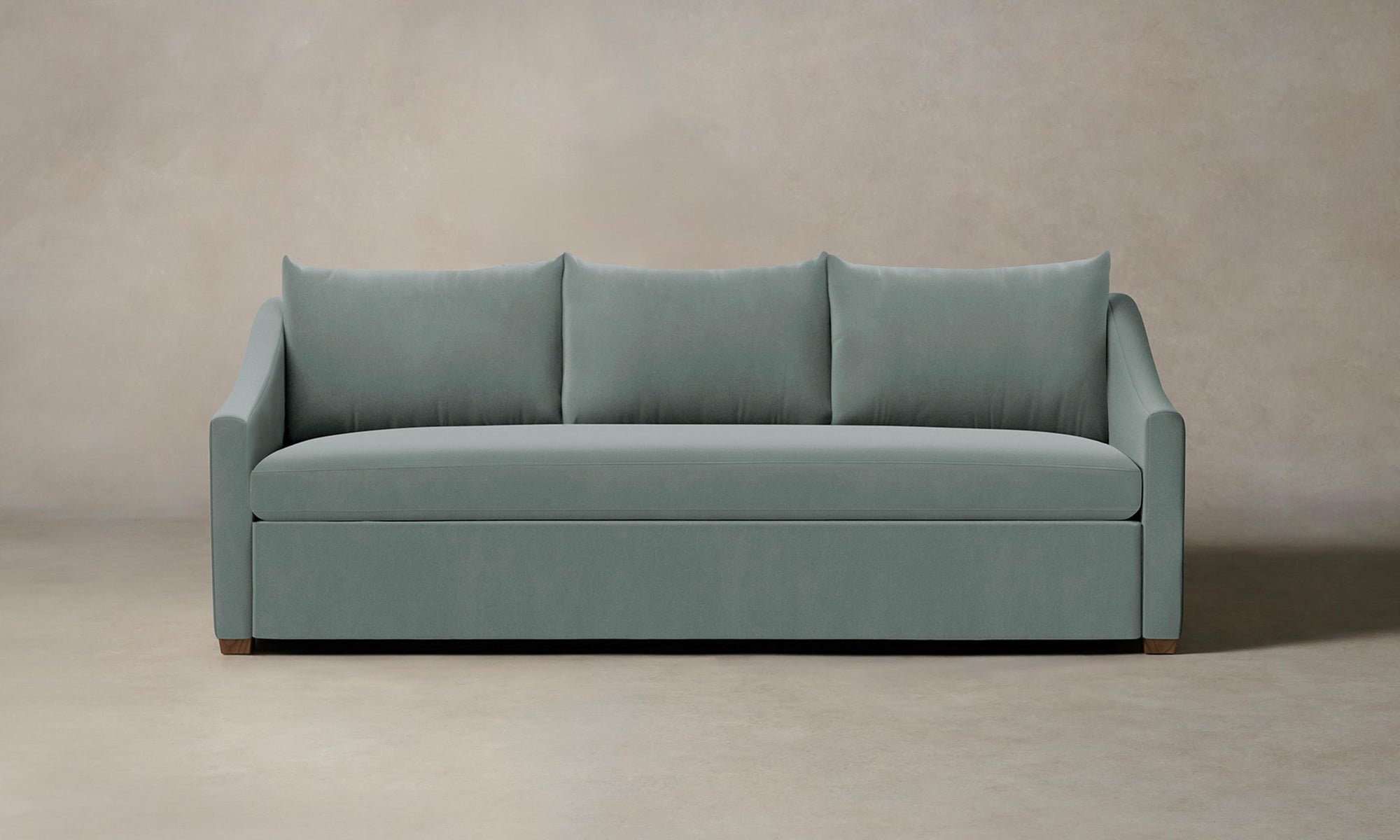 The Sullivan Sleeper Sofa - Performance Velvet Seafoam